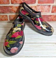 Sloggers Printed Base Waterproof Gardening Shoes Big Floral Size 9 Roses