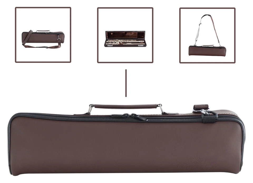 Flauto Traverso Nichel Argento Fori Chiusi Piatto Labbra: Argento Sterling 925 - Immagine 4 di 4