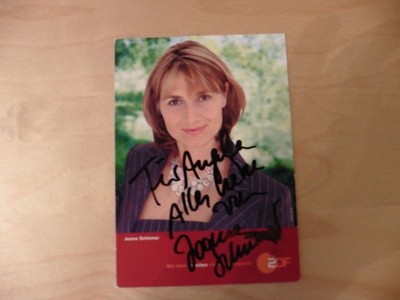 Joana Schümer - Autogrammkarte - ZDF -