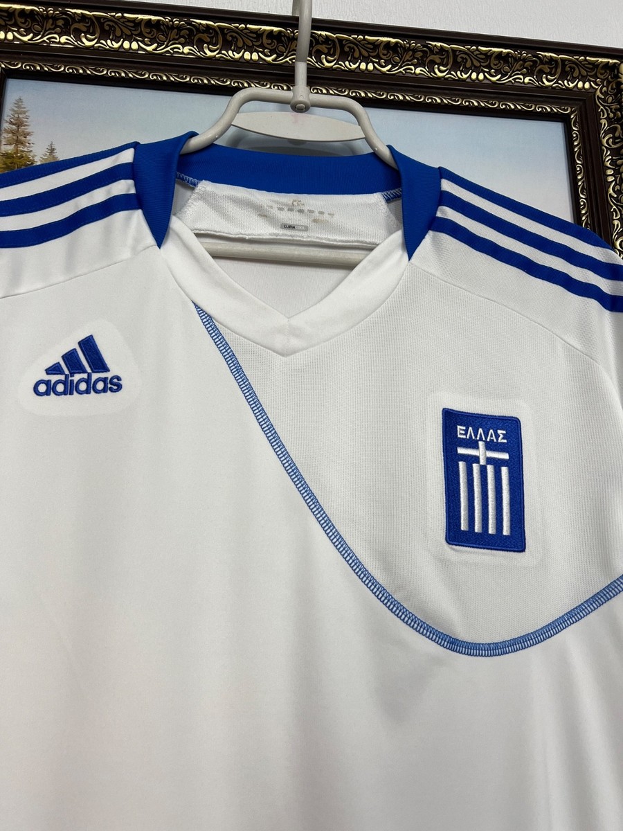 Greece Home football shirt 2010 Soccer Adidas Jersey Mens National
