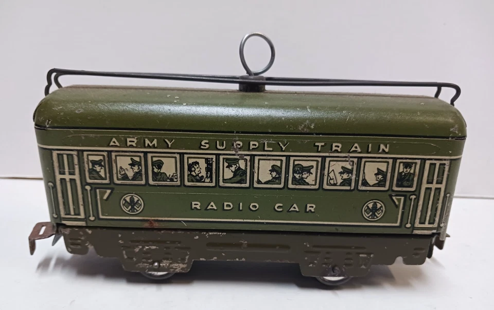 MARX ARMY SUPPLY TRAIN 500 RADIO CAR - Image 3 of 4