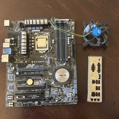 ASUS Z97-A ATX LGA1150 Motherboard + Intel Core i5-4690K 3.50GHz