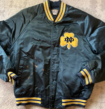 Classic ChalkLine Satin Jacket: NOTRE DAME FIGHTING IRISH - NCAA (M)