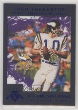 2015 Panini Gridiron Kings All Time Stat Blue Frame Fran Tarkenton #193 HOF 0q3