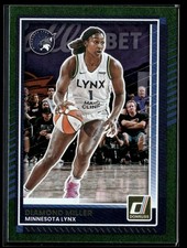 2025 Donruss WNBA #17 Diamond Miller Green Shimmer