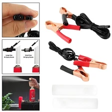 Fuel Injector Flush Cleaner Adapter DIY Kit Car Nozzle Cleaning Tool Universal