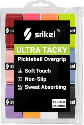 Pickleball Paddle Overgrip   Ultra Tacky, Absorbent & Non-Slip Pickleball Grip T