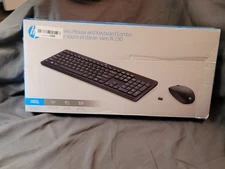HP Wireless Keyboard & Mouse Combo Full Size Open Box – NO USB RECEIVER