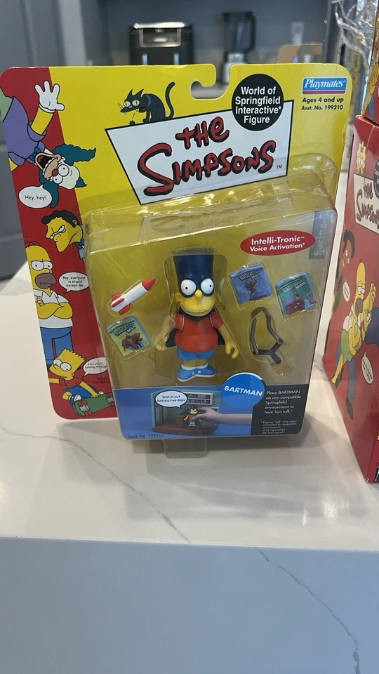 Tienda de cómics Playmates-Libro de cómics Guy-Bartman-Base lunar despliegue Boy Radio Am Foto 3 de 4