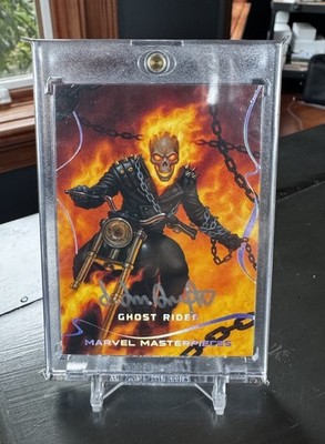 2022 Marvel Masterpieces Dan Dos Santos Ghost Rider Silver Spectrum Auto /10