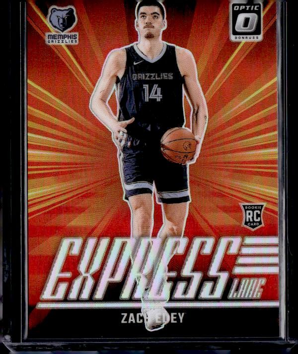 2024-25 Donruss Optic #10 Zach Edey Express Lane Holo