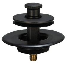 60171 Tub Drain Trim Kit with Push eN Lift Stopper, One-Hole Overflow Plate, ...