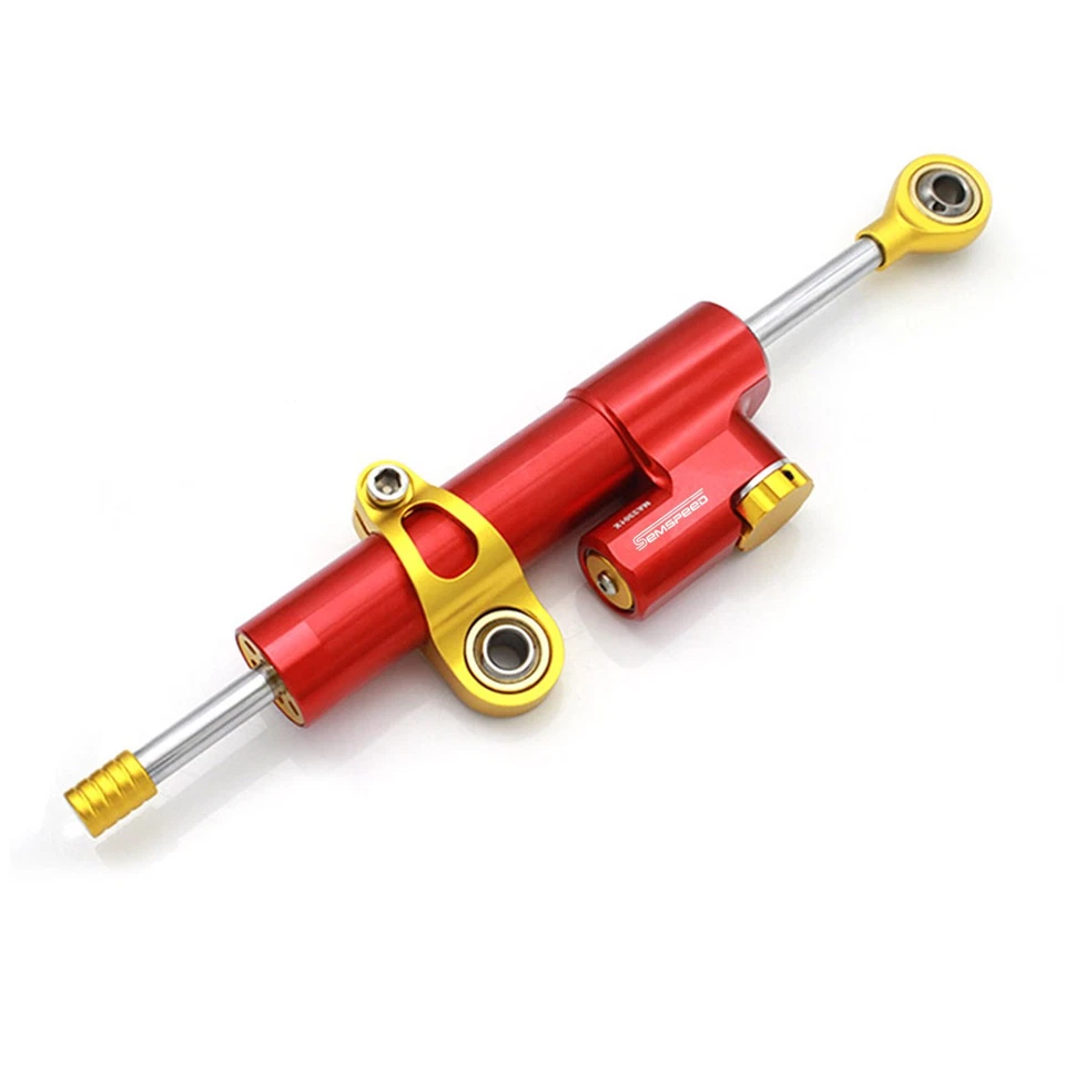 Amortiguador de dirección universal para motocicleta estabilizador lineal para bicicleta deportiva universal Foto 4 de 4