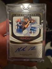MacKenzie Gore Immaculate Signatures Gold SSP Autograph #4/7 San Diego Padres