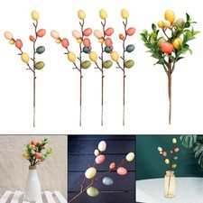 Kreative K&uuml;nstliche Osterei Blumen Gr&uuml;nes Blatt Osterei Baum Zweig f&uuml;r