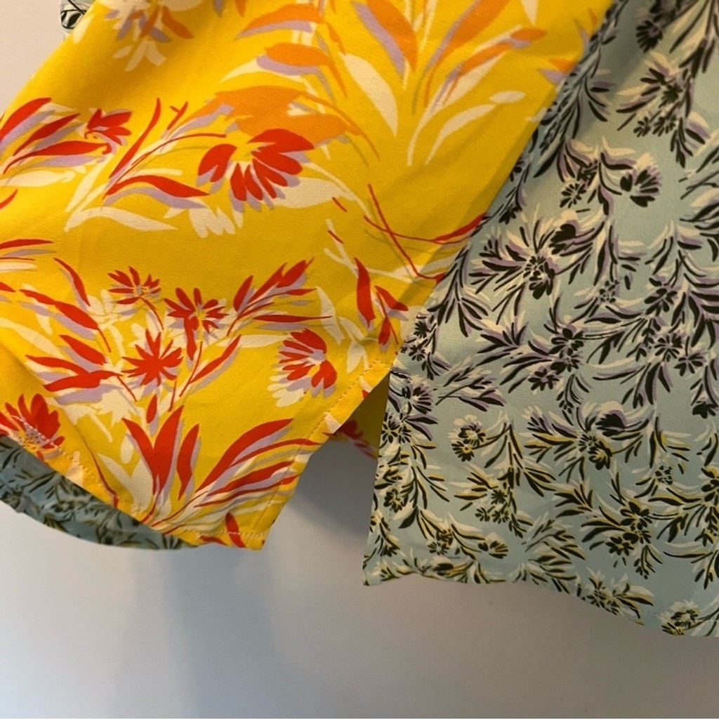 Patchwork Artsy Boho Micro Mini Semi Sheer Cottag… - image 6