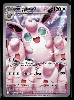 Wigglytuff 105/094 Illustration Rare Phantasmal Flames Pokemon NM/M