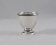 *RAR* Stilvoller Eierbecher Art Deco / Bauhaus Stil 830er Silber Dänemark 1923