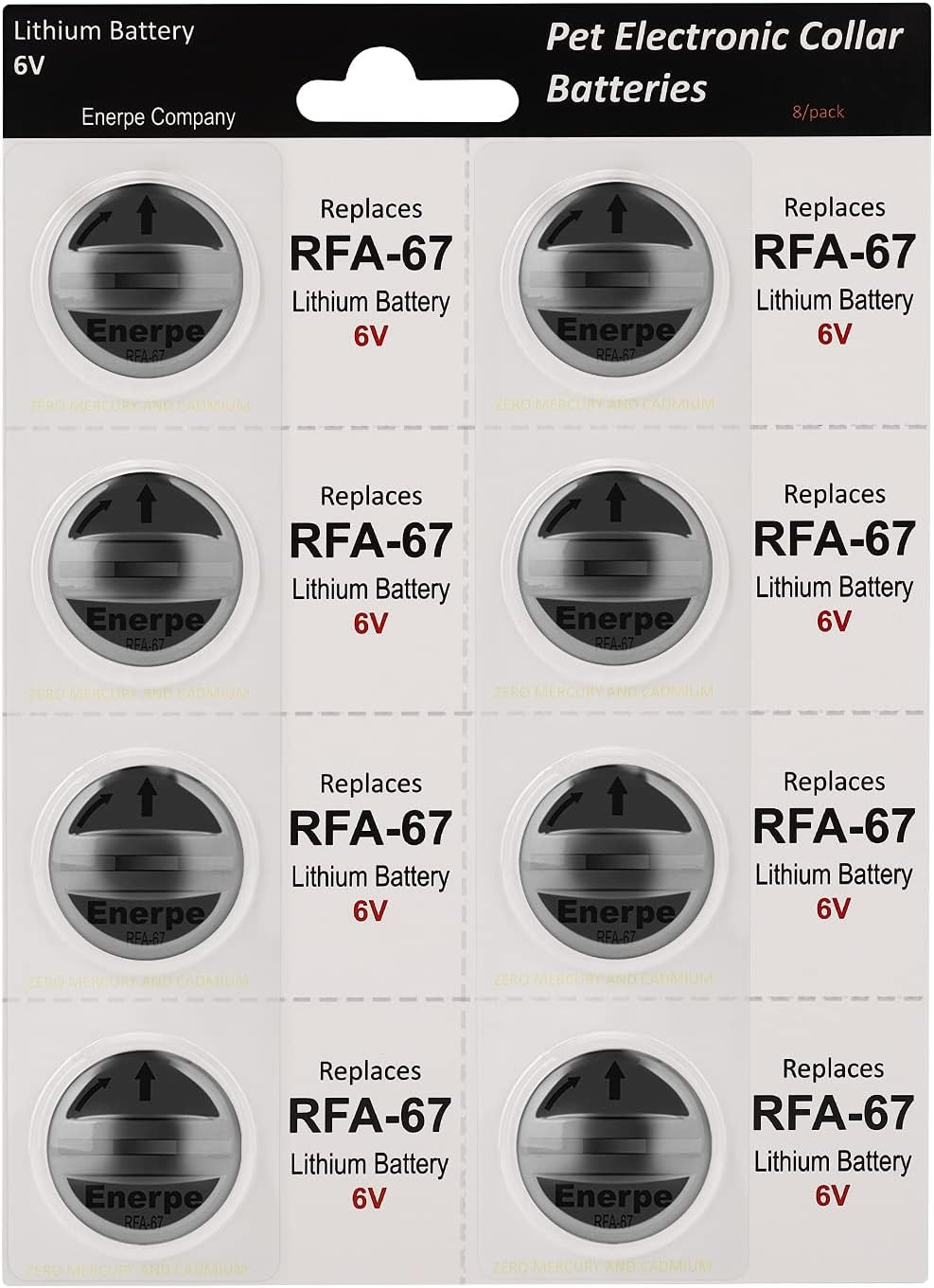 RFA-67 6 Volt Replacement Battery Long-Lasting & High Capacity Compatible with P