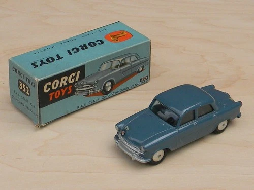 Corgi 352 Standard Vanguard RAF Staff Car MIB 1:43