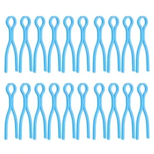 50pcs Bobbin Thread Holders Plastic Long Thread Spool Clamp, Blue