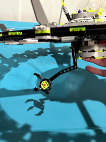 Lego 7065 Alien Conquest Mothership 100% Complete w/ Figs & Manual, sound bric