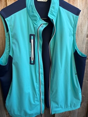 Peter Millar Men's XL Crown Sport Hyperlight Fuse Hybrid Blue AQUA Vest MSRP$159