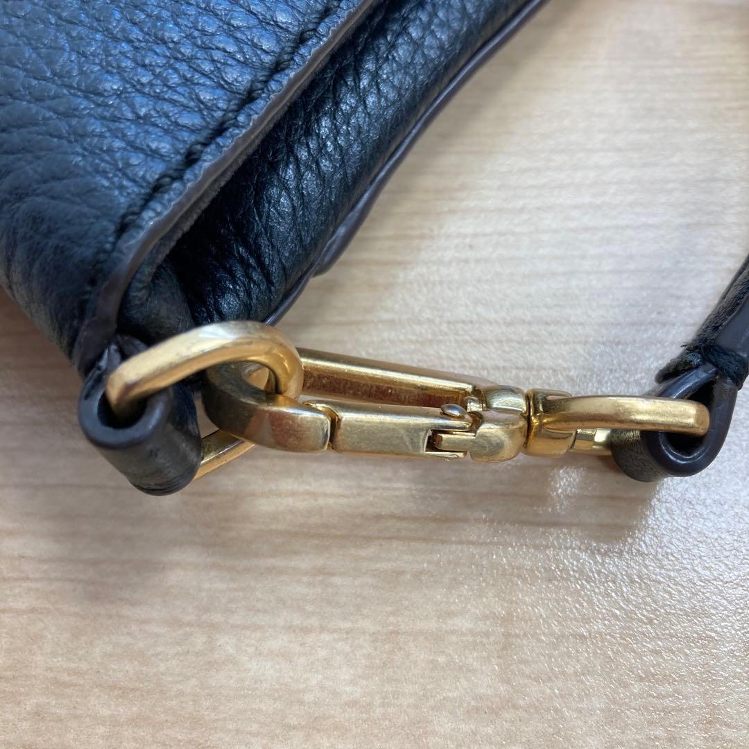 Tory Burch McGraw Shoulder Bag Leather Black Tassel Women's From Japan thumbnail 13