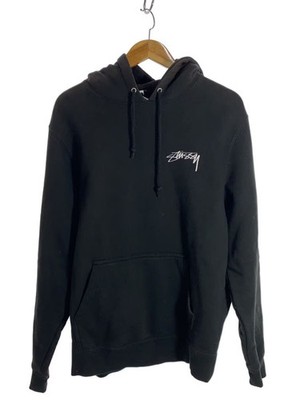 STUSSY Increase the Peace Hoodie, Size M, Cotton, Black, Printed