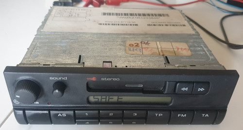 Vintage VW Philips Alpha Original Autoradio Radio Kassette (VWZ6Z1R1233845)