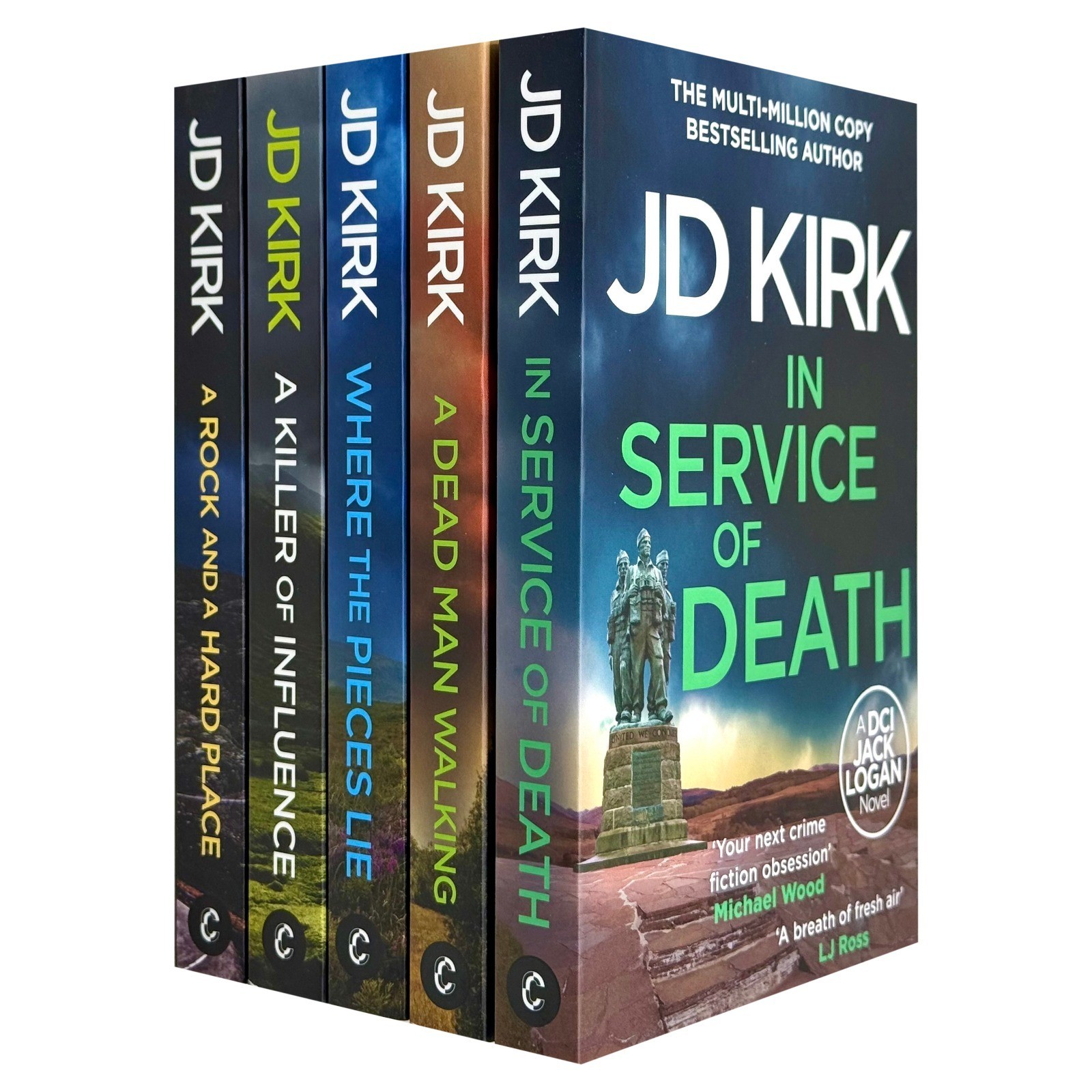 Jd Kirk Unisex Dci Logan Crime Thrillers Series 17-21 Collection 5 Books Set By (In Service Of Death, A Dead Man Walking, Where The Pieces Lie, A Killer Of I - Image 6