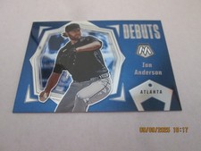 IAN ANDERSON 2021 PANINI MOSAIC DEBUTS BLUE CARD #PD7