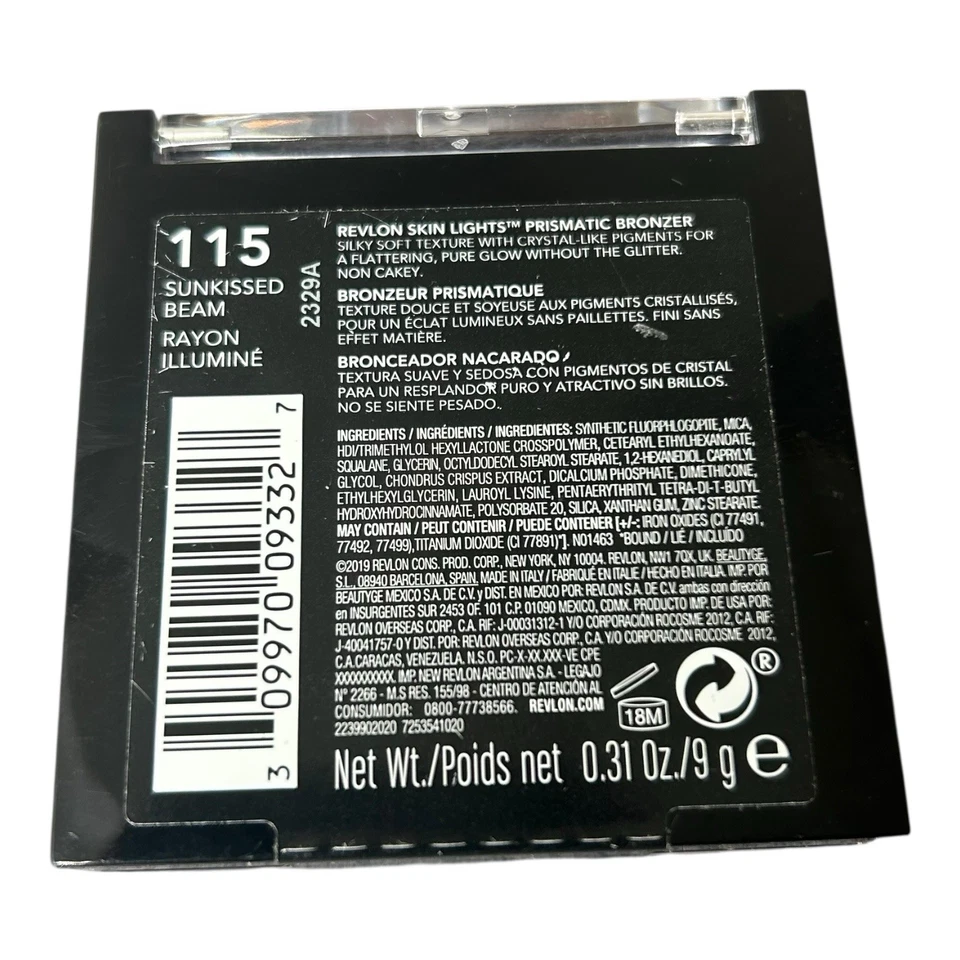 Revlon Skin Lights Prismatic Bronzer 115 Sunkissed Beam Makeup Beauty Tan Skin - Image 2 of 3
