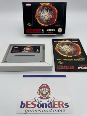 Super Nintendo - Snes -NBA JAM T E- Pal Version - Ovp - Cib - Sehr Gut