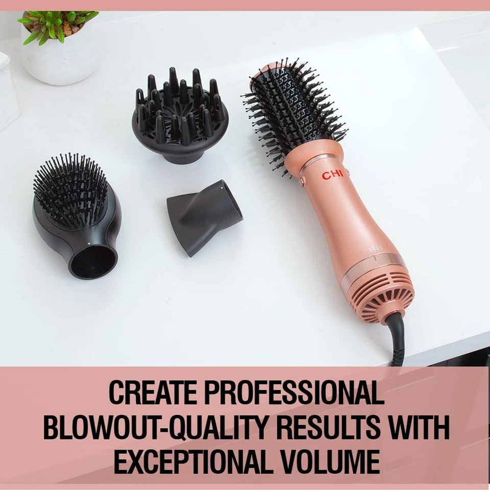 CHI Volumizer 4-in-1 Blowout Brush, Hair Dryer for Smooth, Silky & Shiny Hair... - Image 4 of 4