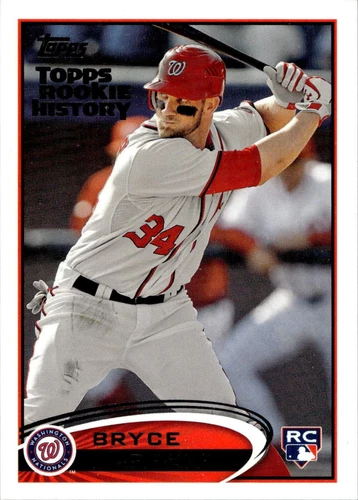 2012 Topps #661a Bryce Harper Red Batting Helmet