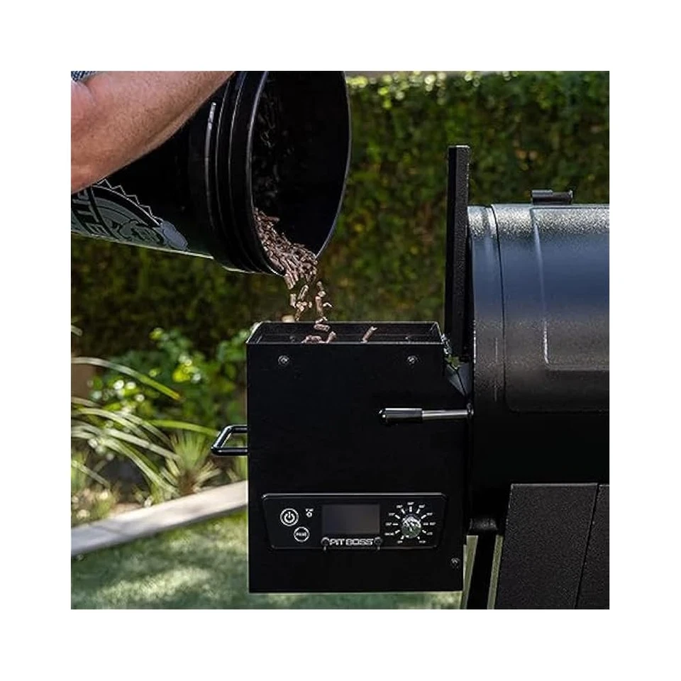 Pit Boss PB440FB1 Pellet Grill, 482 Square Inches Cooking Surface, Black - Image 3 of 4