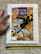 Justice League America JLA transparency pre Production Art Cover #81 original