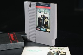The Addams Family Nintendo NES Cartridge AND Booklet (RARE)! TESTED - 1992 USED	