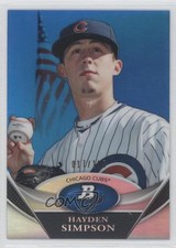 2011 Bowman Platinum Prospects Blue 17/199 Hayden Simpson #BPP61 0c2