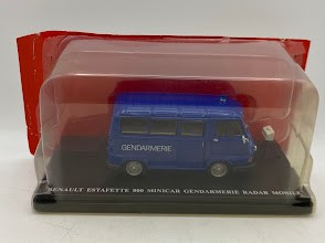 Renault Estafette 500 Radar Mobile Gendarmerie 1:43 Hachette Collection Diecast