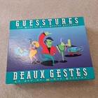 Vintage 1991 Guesstures Board Game Complete Hasbro Games Charades 90s