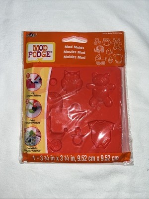 Plaid Mod Podge Mod Molds Baby Shower Silicone Mold Maker