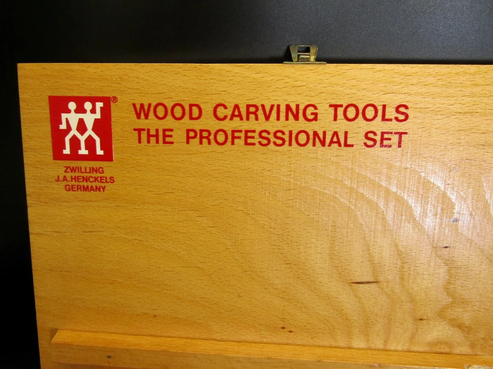 J.A. HENCKELS VTG WOOD CARVING TOOLS PROFESSIONAL SET Made Germany UNUSED COND. - Image 4 of 4
