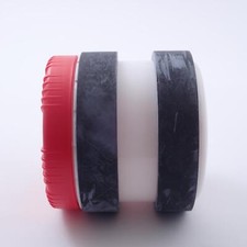 Kugelmühlenglas, Labor, 650ml, Rot