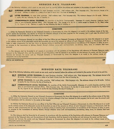 GB CHANNEL Is QUENNEVAIS JERSEY QE2 CASTLE FRANKINGS on 2 P.O RADIOTELEGRAMS - Picture 3 of 3