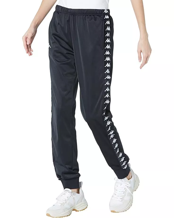 KAPPA Women Track Pants Joggers Banda 304VV60 Wrastoria Black White Size | eBay