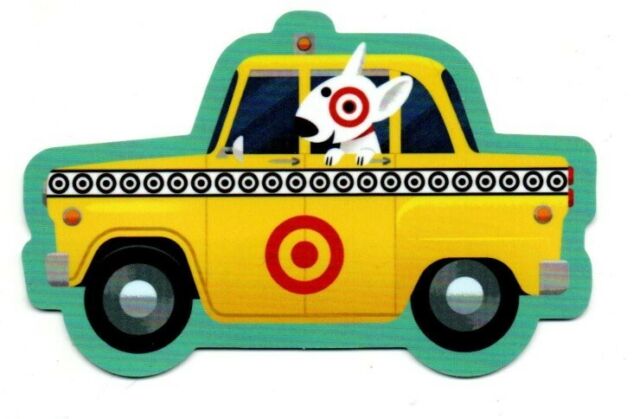 Target New York Dog Bullseye Taxi Diecut Gift Card No $ Value Collectible 2640 Target New York Dog Bullseye Taxi Diecut Gift Card No $ Value Collectible 2640