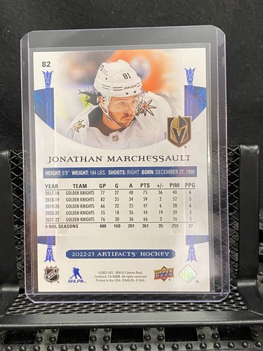 Jonathan Marchessault 2022-23 Artifacts - Ruby 432/499 #82 - Golden Knights - Picture 2 of 2