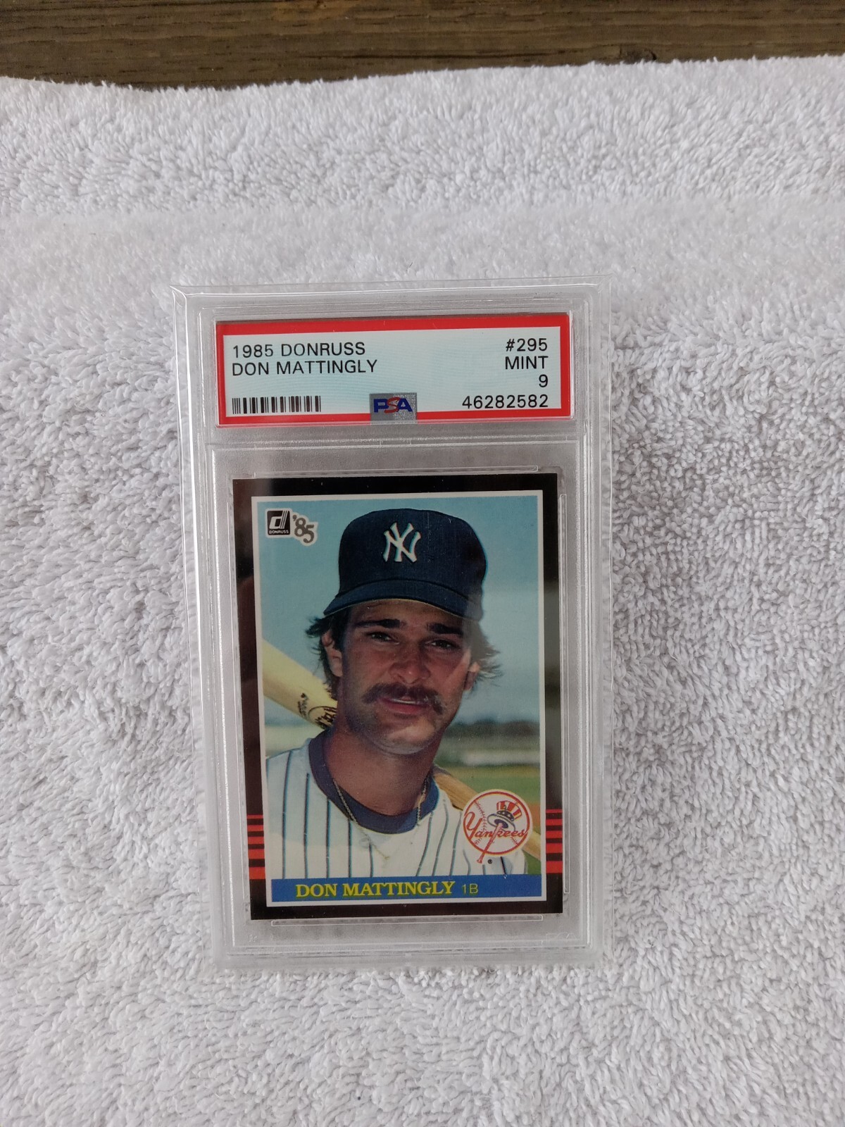 1985 Donruss #295 Don Mattingly PSA MINT 9 New York Yankees